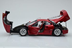 Ferrari F40 Roșu Metalizat Asia Exclusive Kyosho 1:18 08416RM-G Metal - imaginea 4 din 14