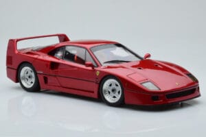 Ferrari F40 Roșu Metalizat Asia Exclusive Kyosho 1:18 08416RM-G Metal - imaginea 7 din 14
