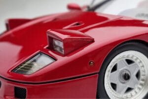 Ferrari F40 Roșu Metalizat Asia Exclusive Kyosho 1:18 08416RM-G Metal - imaginea 10 din 14