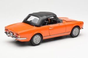 Fiat 124 BS Portocaliu Sun Star 1:18 4906 Metal - imaginea 3 din 8