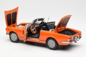 Fiat 124 BS Portocaliu Sun Star 1:18 4906 Metal - imaginea 5 din 8