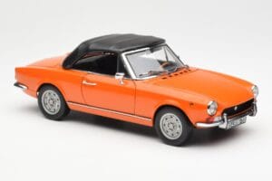 Fiat 124 BS Portocaliu Sun Star 1:18 4906 Metal - imaginea 6 din 8