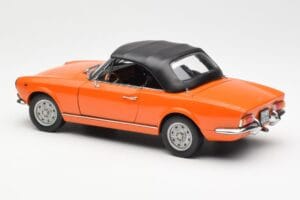Fiat 124 BS Portocaliu Sun Star 1:18 4906 Metal - imaginea 7 din 8