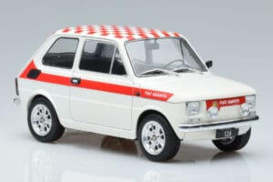 Fiat 126 Abarth Alb MCG 1:18 MCG18325 Metal - imaginea 4 din 6