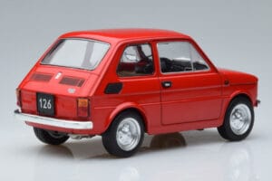 Fiat 126 Roșu MCG 1:18 MCG18323 Metal - imaginea 2 din 6
