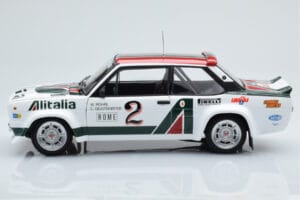 Fiat 131 Abarth Alitalia #2 W. Röhrl / C. Geistdörfer Rally Monte Carlo 1978 Kyosho 1:18 08376G Metal - imaginea 4 din 10