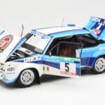 Fiat 131 Abarth #5 Team Fiat Works Rally Portugal 1980 Kyosho 1:18 08376A Metal - image 2 of 8