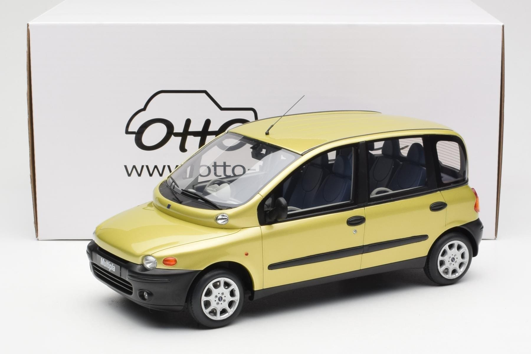 Fiat Multipla Galben Otto 1:18 OT1047 Rășină - imaginea 6 din 6