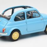 Fiat Nuova 500 Celeste Albastru Kyosho 1:18 08966LB - image 3 of 8