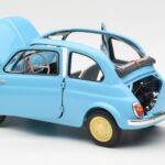 Fiat Nuova 500 Celeste Albastru Kyosho 1:18 08966LB - image 5 of 8