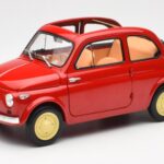 Fiat Nuova 500 Coral Roșu Kyosho 1:18 08966R