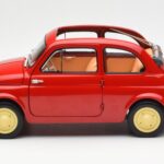 Fiat Nuova 500 Coral Roșu Kyosho 1:18 08966R - image 4 of 8