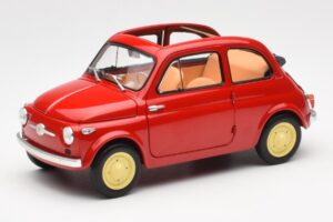 Fiat Nuova 500 Coral Roșu Kyosho 1:18 08966R