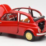 Fiat Nuova 500 Coral Roșu Kyosho 1:18 08966R - image 5 of 8