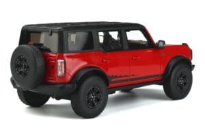 Ford Bronco 4-Door Wildtrak Roșu GT Spirit 1:18 GT360 Rășină - imaginea 2 din 5