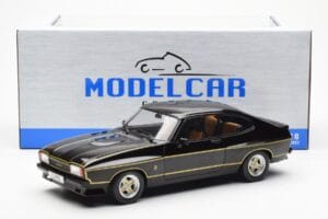 Ford Capri Mk2 X-Pack Negru MCG 1:18 MCG18348 Metal - imaginea 6 din 6
