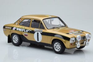 Ford Escort Mk1 RS1600 Night Version #1 R. Clark / J. Porter Rally Wales 1972 IXO 1:18 18RMC100 Metal - imaginea 4 din 6