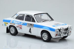 Ford Escort Mk1 RS1600 Night Version #4 R. Clark / T. Mason RAC Rally 1972 IXO 1:18 18RMC101 Metal - imaginea 4 din 6