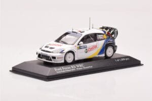 Ford Focus RS WRC #4 M. Martin / M. Park Neste Rally Finland Winners 2003 Minichamps 1:43 400038304 Metal - imaginea 2 din 4
