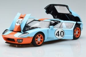 Ford GT Gulf Livery AUTOart 1:18 80513 Metal - imaginea 2 din 8
