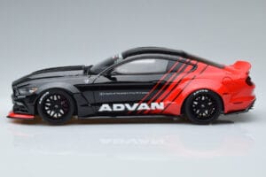 Ford Mustang S550 LB Works Liberty Walk Advan GT Spirit 1:18 KJ035 Rășină - imaginea 3 din 6