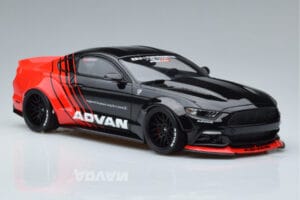 Ford Mustang S550 LB Works Liberty Walk Advan GT Spirit 1:18 KJ035 Rășină - imaginea 4 din 6