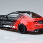 Ford Mustang S550 LB Works Liberty Walk Advan GT Spirit 1:18 KJ035 Rășină - image 5 of 6