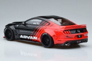 Ford Mustang S550 LB Works Liberty Walk Advan GT Spirit 1:18 KJ035 Rășină - imaginea 5 din 6