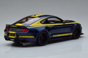 Ford Mustang S550 Shelby Super Snake Albastru GT Spirit 1:18 GT871 Rășină - imaginea 2 din 6