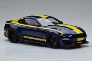 Ford Mustang S550 Shelby Super Snake Albastru GT Spirit 1:18 GT871 Rășină - imaginea 4 din 6