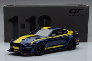 Ford Mustang S550 Shelby Super Snake Albastru GT Spirit 1:18 GT871 Rășină - imaginea 6 din 6