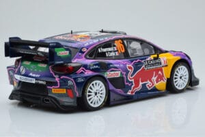 Ford Puma Rally1 WRC #16 A. Fourmaux / A. Coria Rally Monte Carlo 2022 IXO 1:18 18RMC111 Metal - imaginea 2 din 6