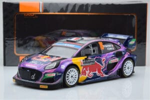 Ford Puma Rally1 WRC #16 A. Fourmaux / A. Coria Rally Monte Carlo 2022 IXO 1:18 18RMC111 Metal - imaginea 6 din 6