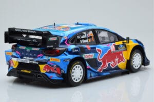Ford Puma Rally1 WRC #7 P-L. Loubet / N. Gilsoul Rally Sweden 2023 IXO 1:18 18RMC154B Metal - imaginea 2 din 6
