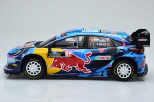 Ford Puma Rally1 WRC #7 P-L. Loubet / N. Gilsoul Rally Sweden 2023 IXO 1:18 18RMC154B Metal - imaginea 3 din 6
