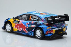 Ford Puma Rally1 WRC #8 O. Tanak / M. Jarveoja Winner Rally Sweden 2023 IXO 1:18 18RMC154A Metal - imaginea 5 din 6