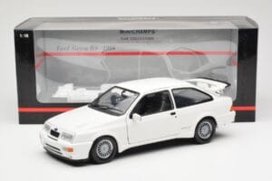 Ford Sierra RS RHD Alb Minichamps 1:18 150084070 Metal - imaginea 8 din 8