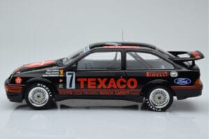 Ford Sierra RS500 Cosworth Texaco #7 K. Ludwig / K. Niedzwiedz / T. Boutsen 24 Hours of Spa 1987 IXO 1:18 18RMC051B Metal - imaginea 3 din 6