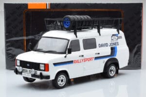 Ford Transit Mk2 Van Team David Jones Rally Assistance IXO 1:18 18RMC033XE Metal - imaginea 6 din 6