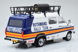 Ford Transit Mk2 Van Team Rothmans Rally Assistance IXO 1:18 18RMC057XE Metal - imaginea 2 din 6
