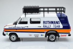 Ford Transit Mk2 Van Team Rothmans Rally Assistance IXO 1:18 18RMC057XE Metal - imaginea 3 din 6