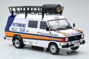 Ford Transit Mk2 Van Team Rothmans Rally Assistance IXO 1:18 18RMC057XE Metal - imaginea 4 din 6