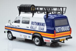 Ford Transit Mk2 Van Team Rothmans Rally Assistance IXO 1:18 18RMC057XE Metal - imaginea 5 din 6
