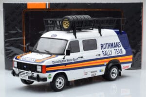 Ford Transit Mk2 Van Team Rothmans Rally Assistance IXO 1:18 18RMC057XE Metal - imaginea 6 din 6