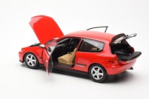 Honda Civic EG6 VTEC Roșu LCD 1:18 LCD18018-RE Metal - imaginea 8 din 11