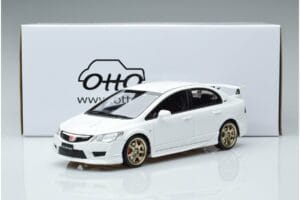 Honda Civic FD2 Type R Mugen Alb Otto 1:18 OT941 Rășină - imaginea 6 din 6