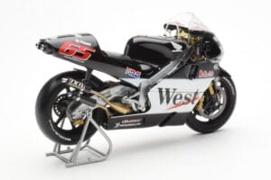 Honda NSR500 West Honda Pons #65 L. Capirossi 500cc World Championship 2001 Minichamps 1:12 122016165 Metal - imaginea 3 din 4