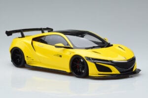 Honda NSX NC1 LB Works Liberty Walk Galben GT Spirit 1:18 KJ034 Rășină - imaginea 4 din 6