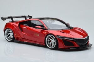 Honda NSX NC1 Liberty Walk Candy Roșu GT Spirit 1:18 GT245 Metal - imaginea 4 din 6