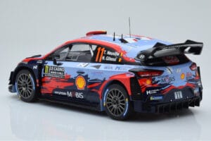 Hyundai i20 Coupe WRC #11 T. Neuville / N. Gilsoul Rally Monte Carlo 2020 IXO 1:18 18RMC067A Metal - imaginea 5 din 6